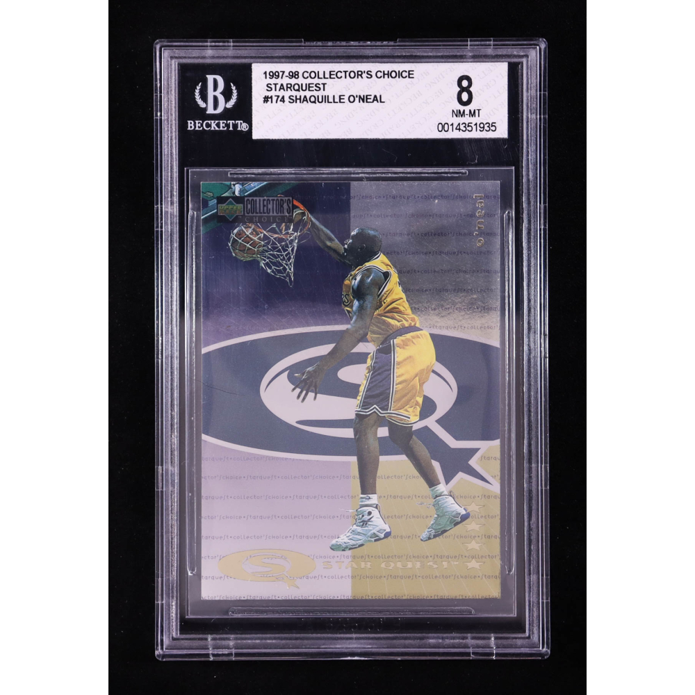 Shaquille O'Neal 1997-98 Collector's Choice StarQuest #174 (BGS 8) at PristineAuction.com