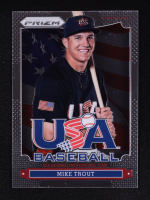 Mike Trout 2013 Panini Prizm USA Baseball #10 at PristineAuction.com