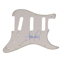 Huey Lewis Signed Electric Guitar Pickguard (ACOA) at PristineAuction.com
