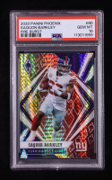 Saquon Barkley 2020 Panini Phoenix Fire Burst #80 (PSA 10) at PristineAuction.com
