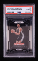 Victor Wembanyama 2023-24 Panini Prizm Monopoly #81 RC (PSA 10) at PristineAuction.com