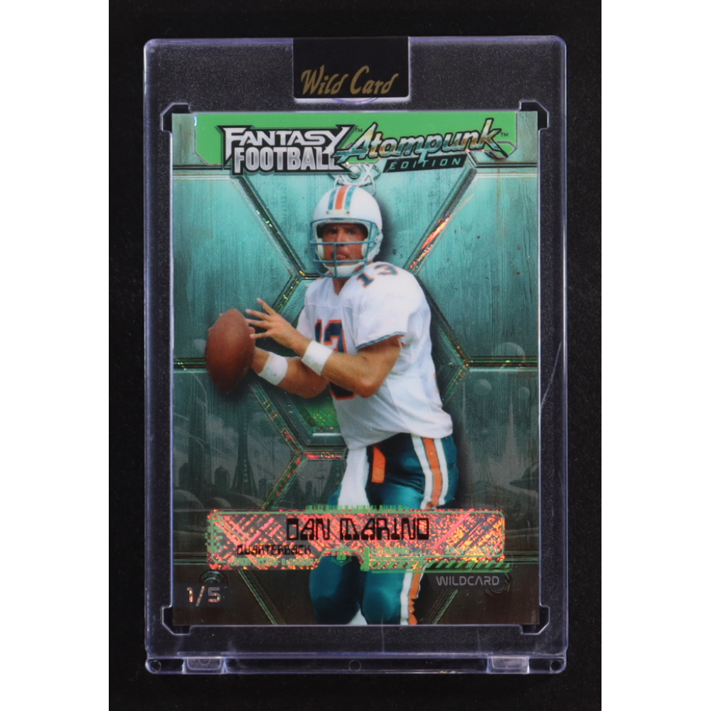 Dan Marino 2026 Wild Card Fantasy Football Atompunk Edition #FAPGR3-DM #1/5 at PristineAuction.com