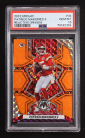 Patrick Mahomes II 2022 Panini Mosaic Mosaic Reactive Orange #94 (PSA 10) at PristineAuction.com