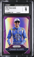 Chase Elliott 2025 Panini Prizm Purple #159 #86/99 (CGC 9) at PristineAuction.com