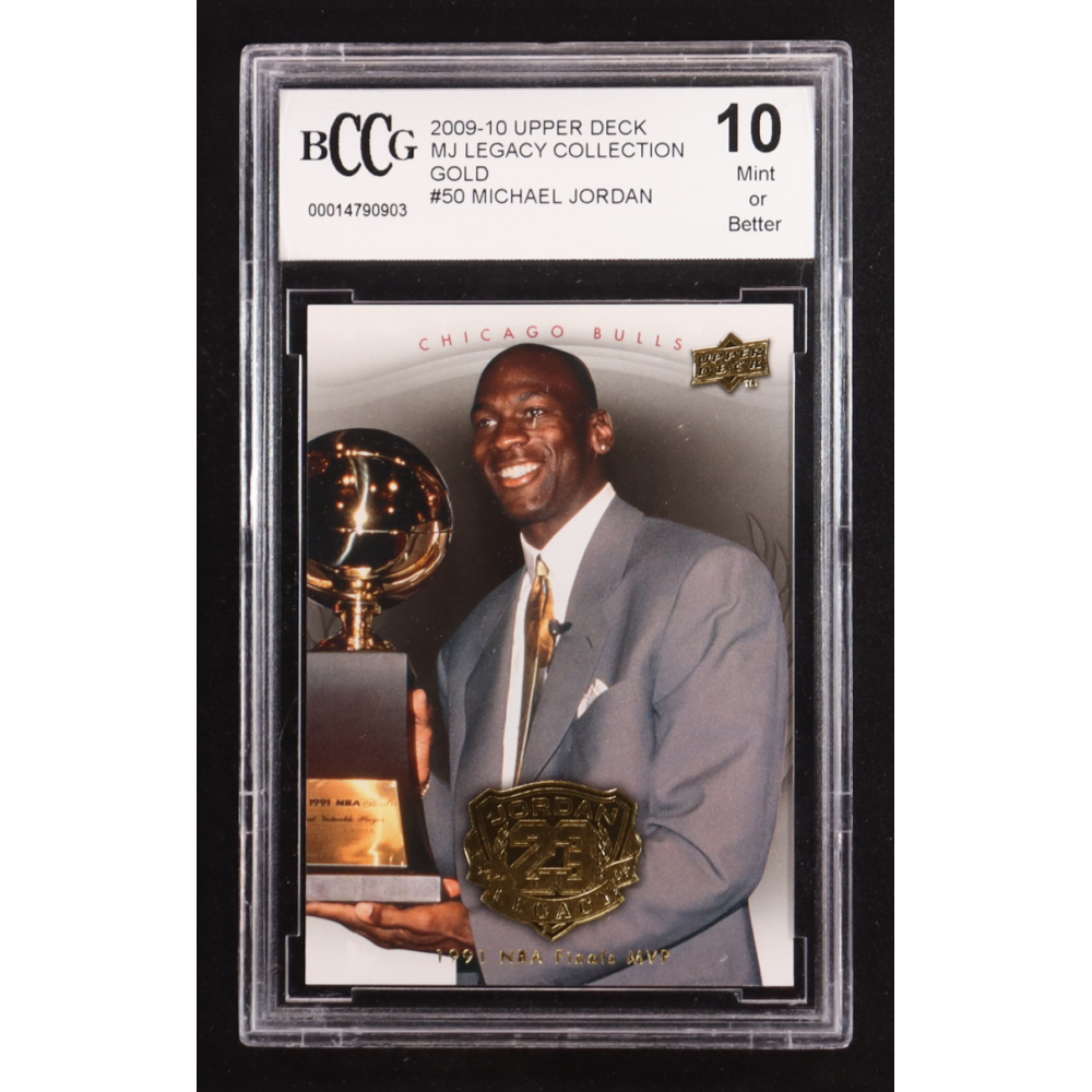 Michael Jordan 2009-10 Upper Deck MJ Legacy Collection Gold #50 (BCCG 10) at PristineAuction.com