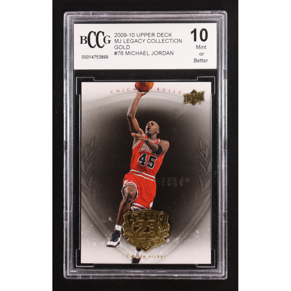 Michael Jordan 2009-10 Upper Deck MJ Legacy Collection Gold #76 (BCCG 10) at PristineAuction.com