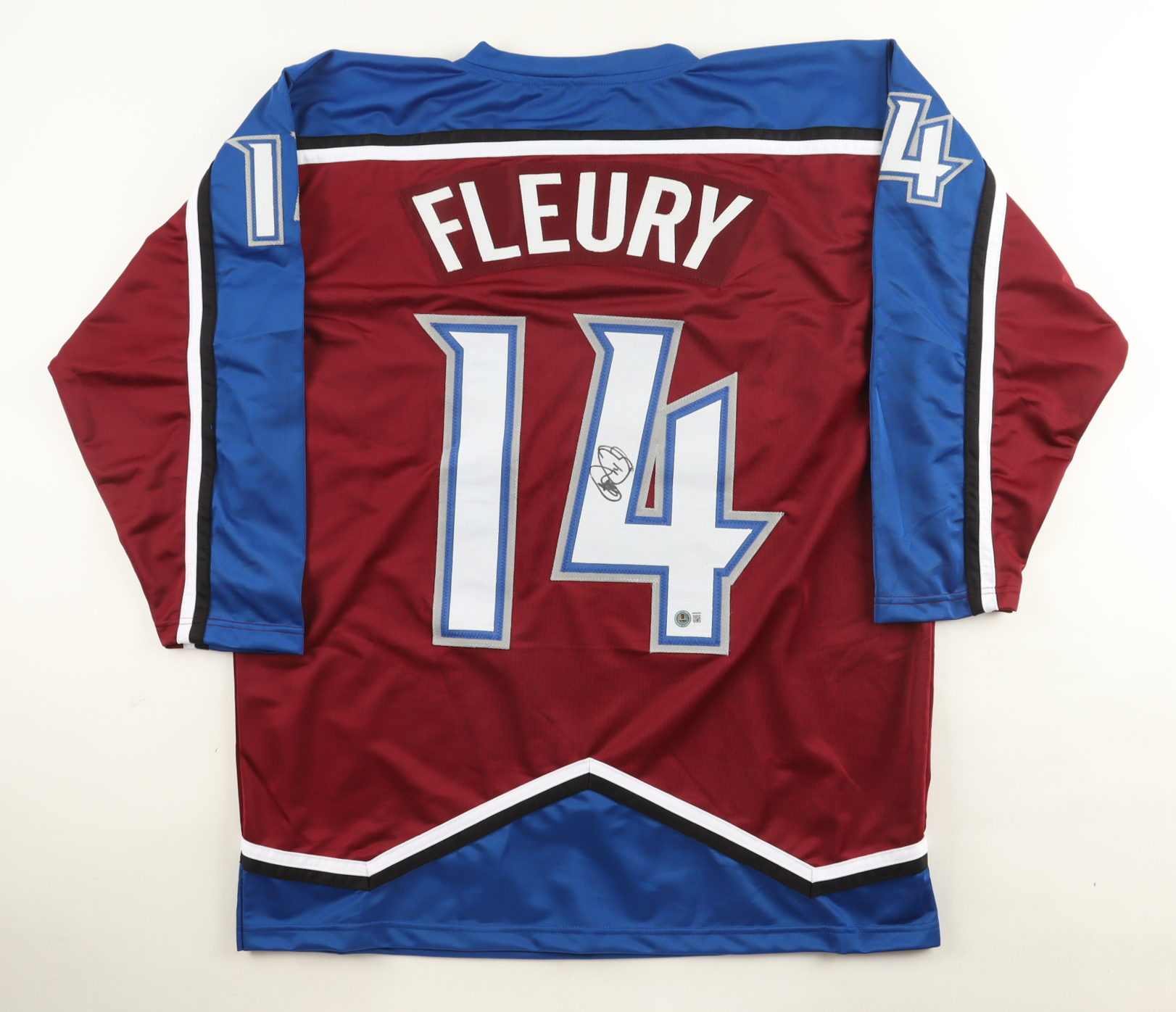 Theoren Fleury Signed Jersey (Beckett) at PristineAuction.com Theoren Fleury Signed Jersey (Beckett) at PristineAuction.com