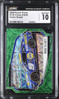 Chase Elliott 2025 Panini Prizm Green Scope #138 #140/149 (CGC 10) at PristineAuction.com