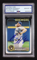 Brandon Woodruff Signed 2024 Topps #103 (PSA | Autograph Graded 10) at PristineAuction.com