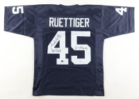 Rudy Ruettiger & Sean Astin Signed Jersey Inscribed "Rudy" & "Never Quit" (Beckett & JSA) at PristineAuction.com