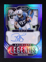 Reggie Wayne 2022 Panini Absolute Legends Signatures Blue #AL-RW #07/25 at PristineAuction.com
