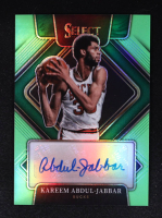 Kareem Abdul-Jabbar 2021-22 Panini Select Signatures Neon Green #SG-KAJ #65/99 at PristineAuction.com