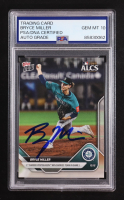 Bryce Miller Signed 2025 Topps Now #862 (PSA | Autograph Graded 10) at PristineAuction.com