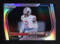 Caleb Downs 2025 Panini Prizm Black NIL Auto #190 RC at PristineAuction.com