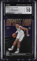 Victor Wembanyama 2023-24 Donruss Optic Express Lane #8 RC (CGC 10) at PristineAuction.com