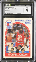 Michael Jordan 1989-90 Hoops #21 AS (CGC 9) at PristineAuction.com