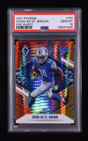 Amon-Ra St. Brown 2021 Panini Phoenix Fire Burst #131 RC (PSA 10) at PristineAuction.com