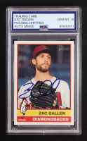 Zac Gallen Signed 2025 Topps Heritage #450 SP (PSA | Autograph Graded 10) at PristineAuction.com