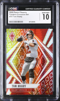 Tom Brady 2020 Panini Phoenix Fire Burst #35 (CGC 10) at PristineAuction.com