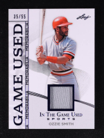 Ozzie Smith 2025 Leaf ITG Used Sports Game Used Memorabilia Spectrum Blue #GM35 #35/55 at PristineAuction.com