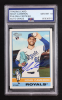 Noah Cameron Signed 2025 Topps Heritage #625 RC (PSA | Autograph Graded 10) at PristineAuction.com