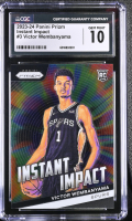 Victor Wembanyama 2023-24 Panini Prizm Instant Impact #3 RC (CGC 10) at PristineAuction.com