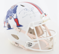 Tom Brady Signed Patriots LE Full-Size Authentic On-Field Throwback Alternate Helmet Inscribed "Most QB SB Wins Ever" (Tristar & GOAT) at PristineAuction.com