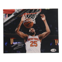 Mikal Bridges Signed Knicks 8x10 Photo (JSA) at PristineAuction.com