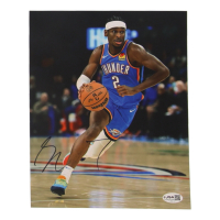 Shai Gilgeous-Alexander Signed Thunder 8x10 Photo (JSA) at PristineAuction.com