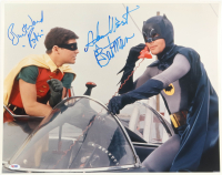 Adam West & Burt Ward Dual-Signed "Batman" 16x20 Photo Inscribed "Batman" & "Robin" (PSA) at PristineAuction.com