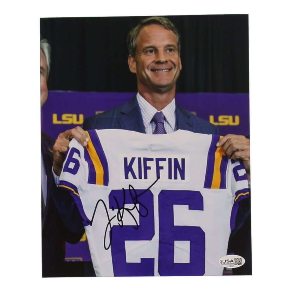 Lane Kiffin Signed LSU Tigers 8x10 Photo (JSA) at PristineAuction.com
