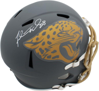 Fred Taylor Signed Jaguars Full-Size Slate Alternate Speed Helmet (Beckett) at PristineAuction.com