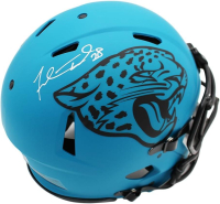 Fred Taylor Signed Jaguars Full-Size Authentic On-Field Rave Alternate Speed Helmet (Beckett) at PristineAuction.com