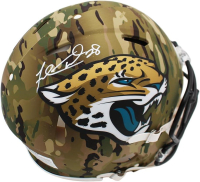 Fred Taylor Signed Jaguars Full-Size Authentic On-Field Camo Alternate Speed Helmet (Beckett) at PristineAuction.com