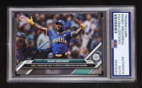 Randy Arozarena Signed 2024 Topps Now #704 (PSA) at PristineAuction.com