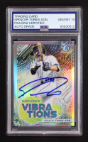 Spencer Torkelson Signed 2022 Bowman Chrome Virtuosic Vibrations #VV2 (PSA | Autograph Graded 10) at PristineAuction.com