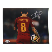 Diego Perotti Signed AS Roma 8x10 Photo (JSA) at PristineAuction.com