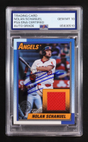 Nolan Schanuel Signed 2025 Topps '90 Topps Relics #T90RNS (PSA | Autograph Graded 10) at PristineAuction.com