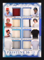 2025 Leaf ITG Used Sports Pristine 16 Memorabilia #PS-3 #7/8 Pete Rose / Reggie Jackson / Johnny Bench / Carlton Fisk / Mike Schmidt / Willie Stargell / Thurman Munson / George Foster at PristineAuction.com