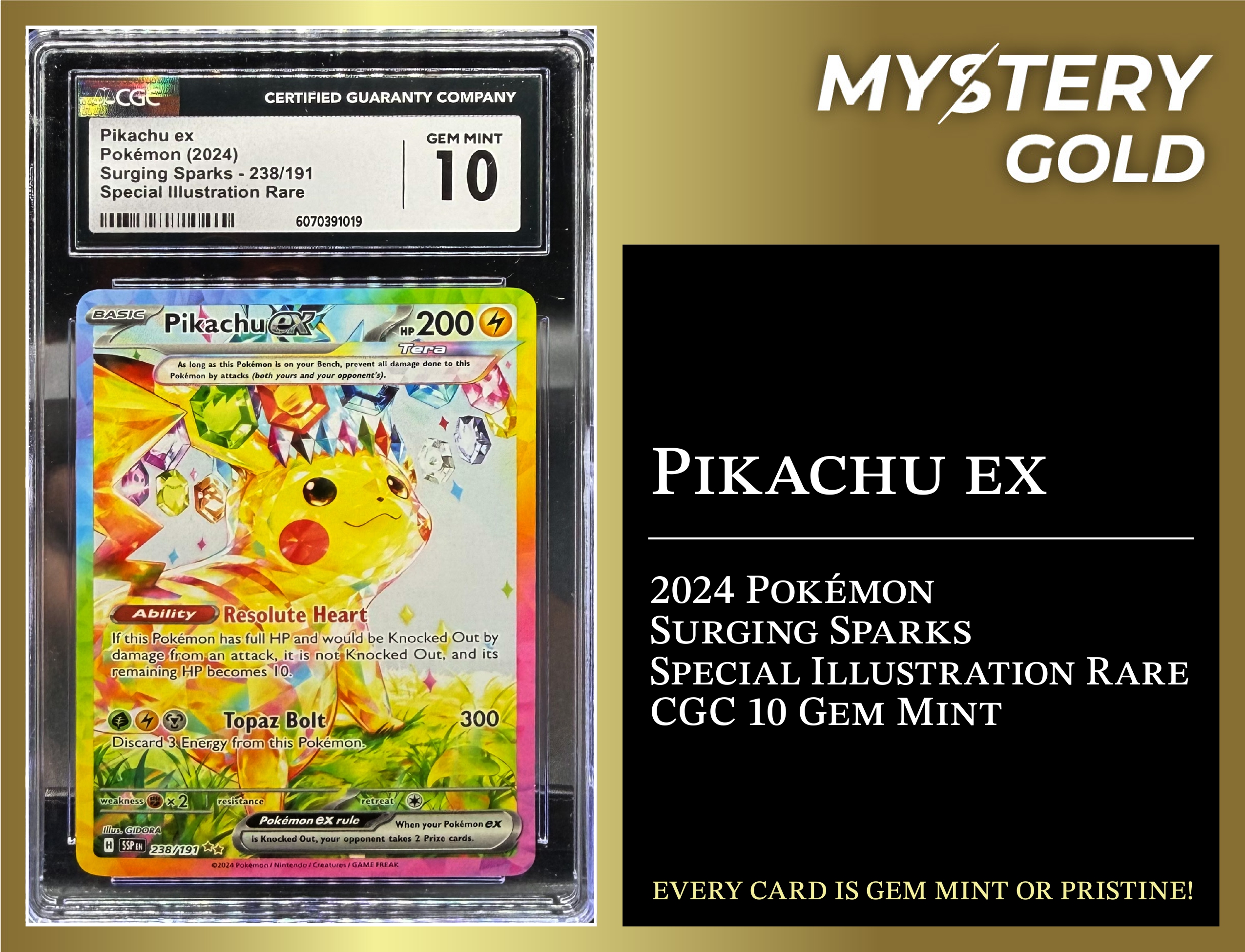 MYSTERY GOLD PRESENTS POKE GEMS SERIES 2 MYSTERY BOX POKEMON PACK - CONTAINS 1 PSA/BGS/CGC GEM MINT OR PRISTINE! at PristineAuction.com MYSTERY GOLD PRESENTS POKE GEMS SERIES 2 MYSTERY BOX POKEMON PACK - CONTAINS 1 PSA/BGS/CGC GEM MINT OR PRISTINE! at PristineAuction.com