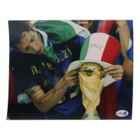 Marco Materazzi Signed Team Italy 8x10 Photo (JSA) at PristineAuction.com