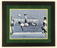 Pele Signed Brazil Custom Framed Photo Display (Beckett) at PristineAuction.com