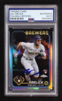 Sal Frelick Signed 2024 Topps Chrome Update Refractors #USC61 RC (PSA) at PristineAuction.com