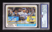 Maikel Garcia Signed 2023 Topps Heritage #311 RC (PSA) at PristineAuction.com