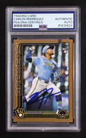 Carlos Rodriguez Signed 2025 Topps Gold #16 #0472/2025 RC (PSA) at PristineAuction.com