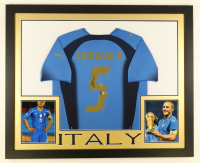 Fabio Cannavaro Signed Custom Framed Jersey Display (Beckett) at PristineAuction.com