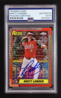 Rhett Lowder Signed 2025 Topps '90 Topps Silver Pack Chrome #T90C29 RC (PSA) at PristineAuction.com