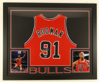 Dennis Rodman Signed Custom Framed Jersey Display (Beckett) at PristineAuction.com