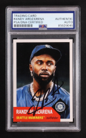 Randy Arozarena Signed 2025 Topps Living #802 (PSA) at PristineAuction.com
