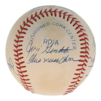 MLB Hall of Famers & Old Timers Baseball Signed by (9) with Bobby Doerr, Ray Fosse, Zoilo Versalles, Blue Moon Odom (PSA) at PristineAuction.com